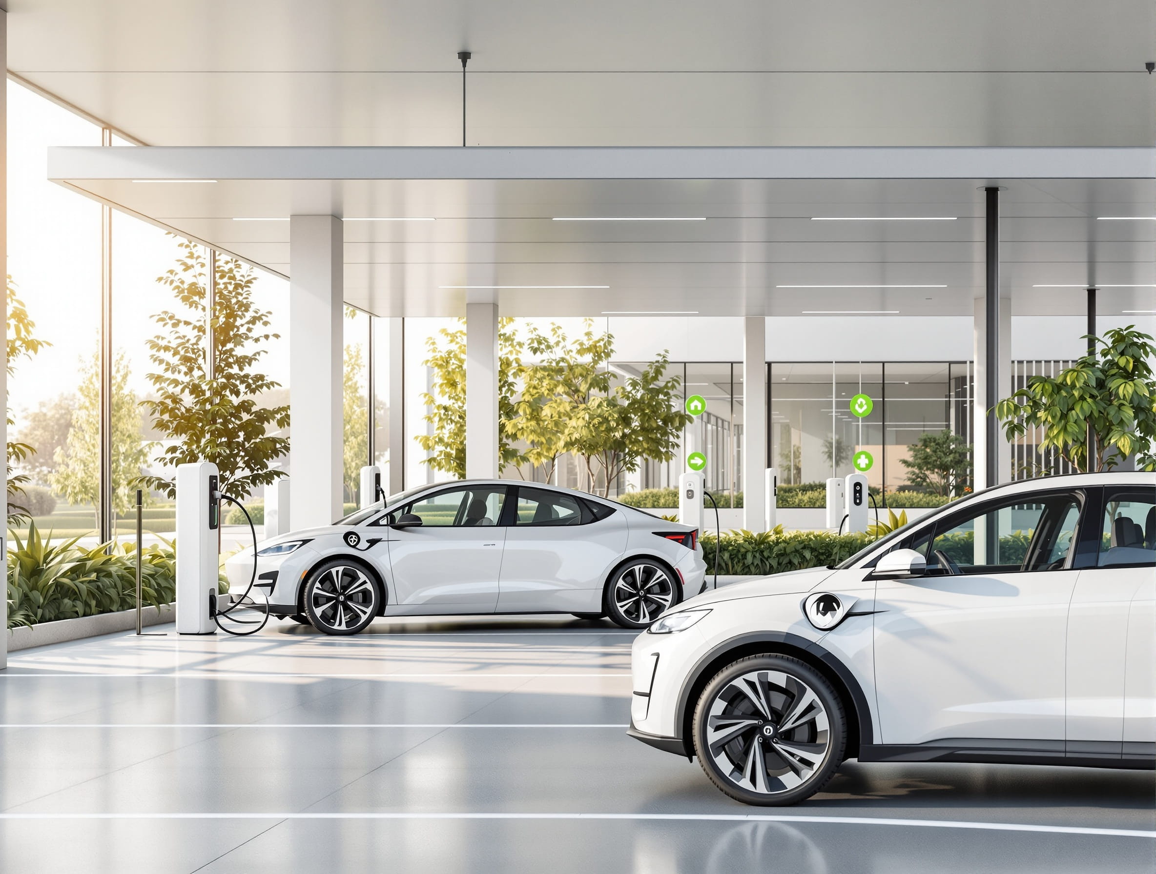 Infraestructura de recarga para vehículos eléctricos corporativos